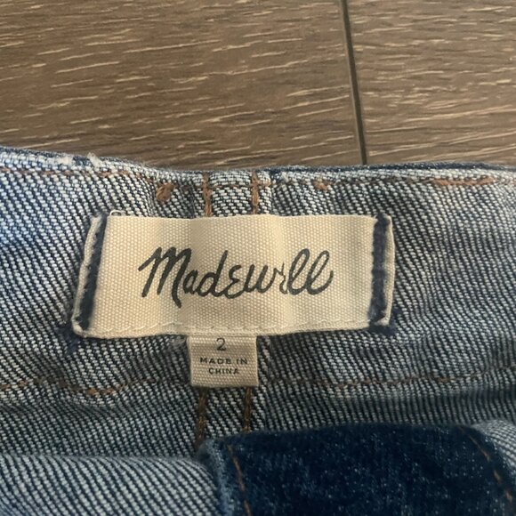 Madewell Denim Covered-Button Dress Size 2 - Picture 10 of 14